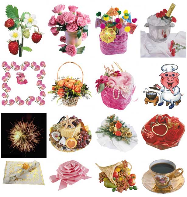 Высококачественные изображения с высоким разрешением. Разная тематика: напитки, упаковки, этикетки, розы, ткани, фрукты, ягоды и др. Объем 1 DVD, 1 CD.
